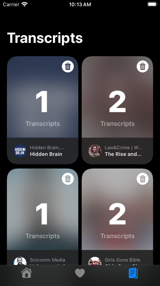 #2. Transcribe Podcasts (iOS) 由: TOYIN- ISRAEL IBIYEMI