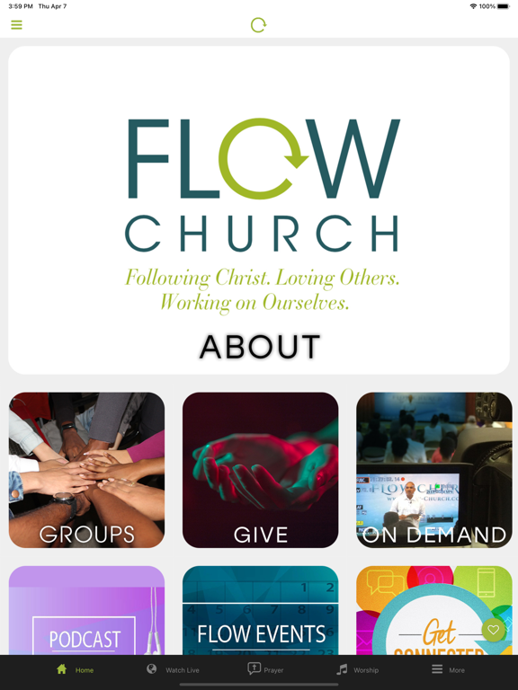 FLOW Church App screenshot 2