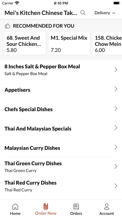 Mei's Kitchen Chinese Takeaway Screenshot