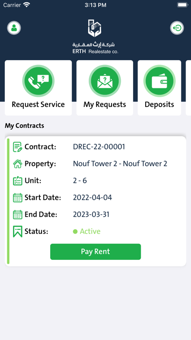 ERTH Realestate Screenshot