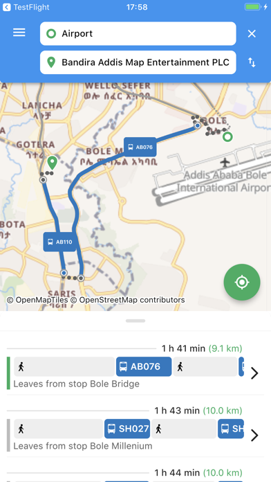 AddisMapTransit Screenshot