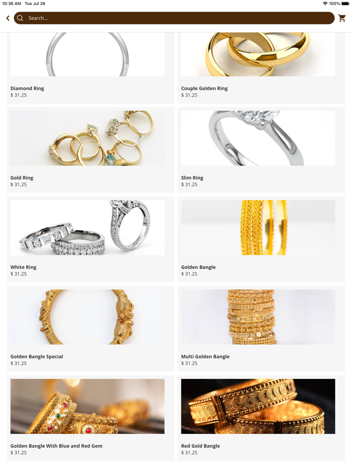 Online Jewelry Store