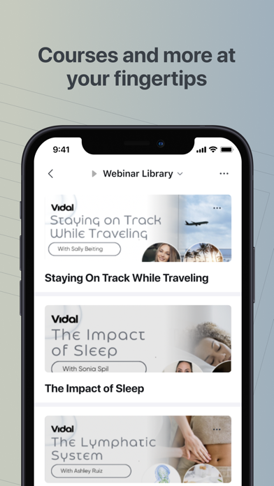 Vidal Health Collective Screenshot
