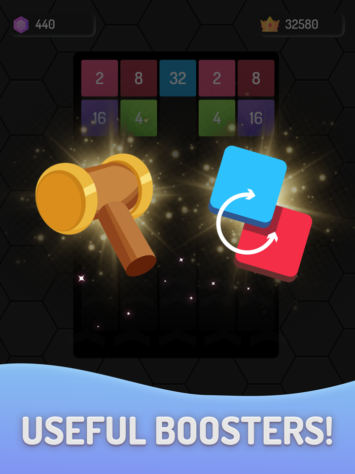 Merge Double Number Block