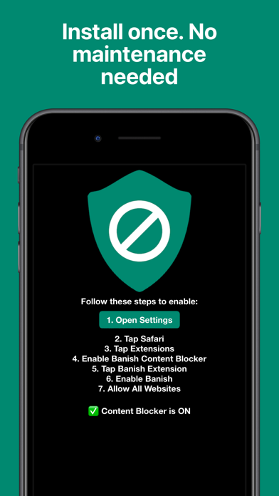 Banish - Block 'Open in App' Screenshot