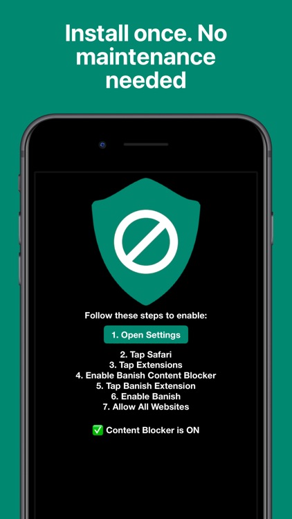 Banish - Block 'Open in App' screenshot-4