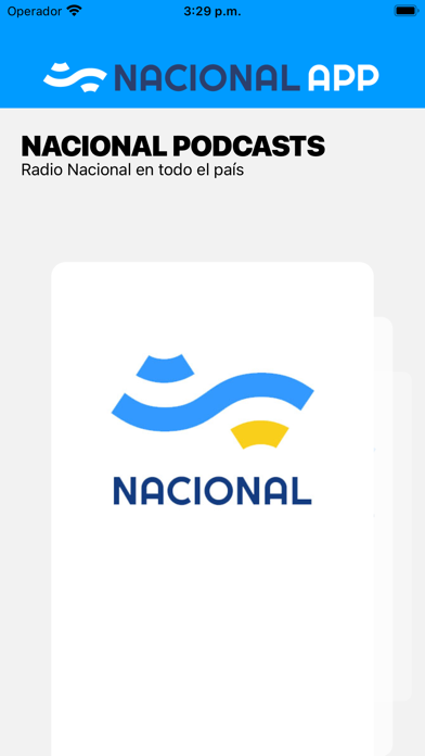 Radio Nacional App Screenshot