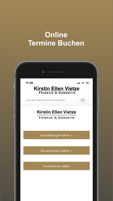 Vietze Haarspezialisten Screenshot