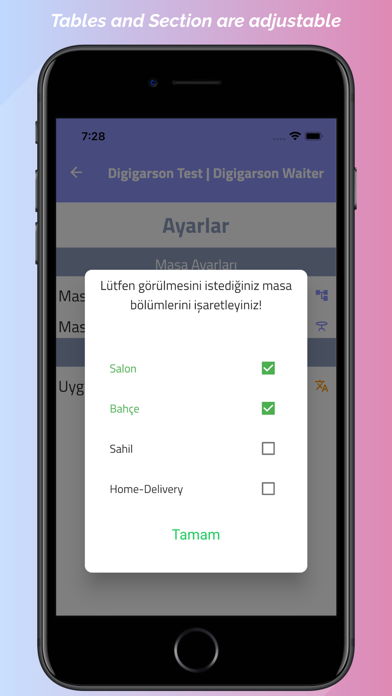 Digigarson Waiter Screenshot