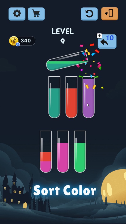 #7. Water Color Sort (iOS) 来自: Vnstart LLC