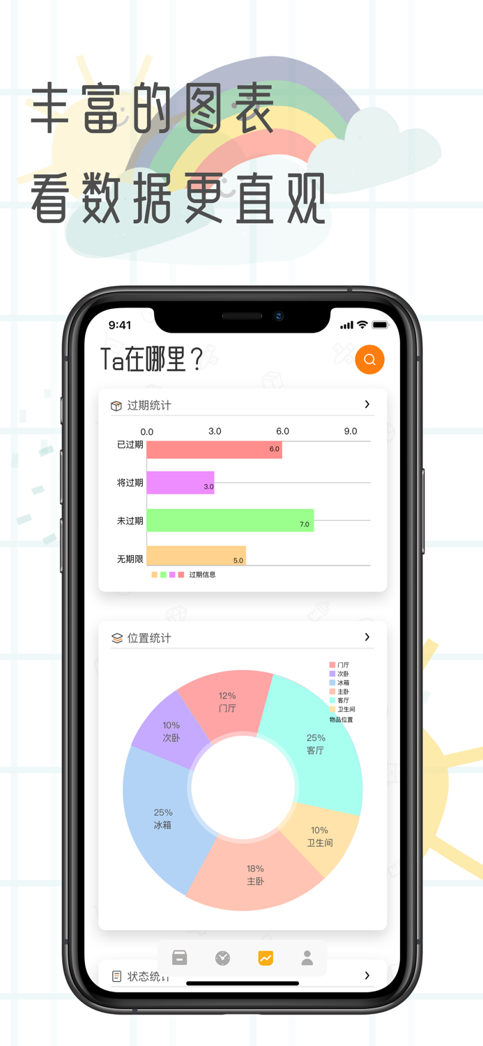 Ta在哪里-专注于物品收纳，过期提醒的智能管家