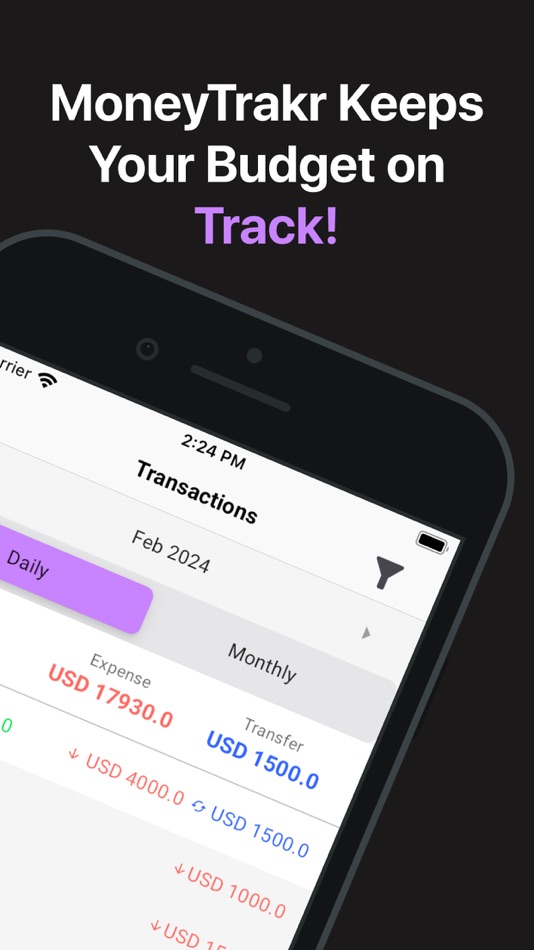 #2. MoneyTrakr (iOS) 由: Usama Ahsan