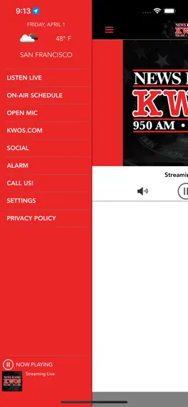 Game screenshot KWOS News Radio apk