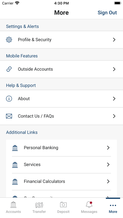 Citizens Bank of Winfield Screenshot