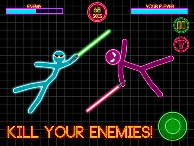 Stickman Warriors Gameplay - Gravity Stickman Fight 