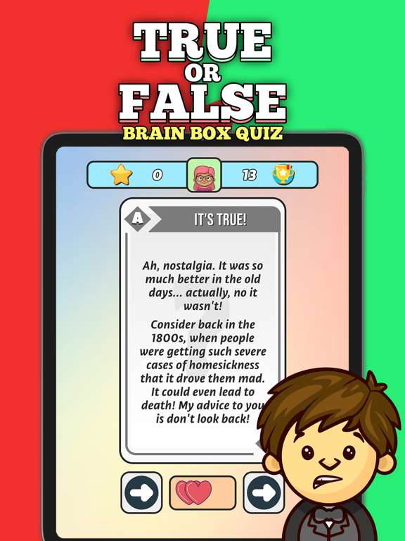 Brain Box Quiz: True Or False screenshot 4