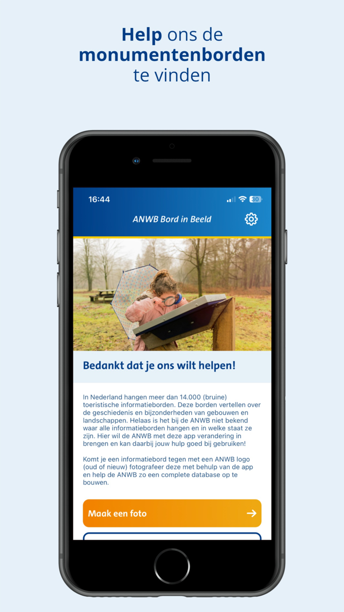 ANWB Bord In Beeld
