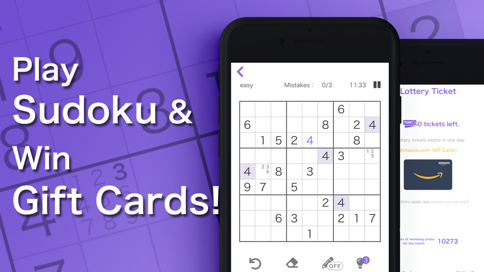 #1. Sudoku ‐Puzzle&Prize (iOS) By: UNITED MARKETING TECHNOLOGIES,INC.