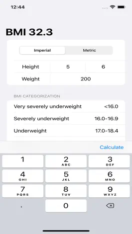 Game screenshot BMI Calculator: Simple apk