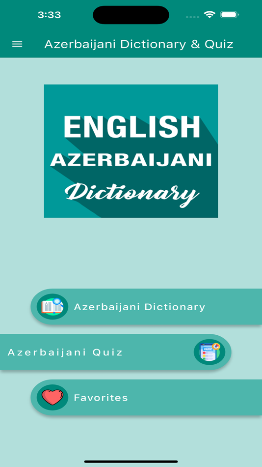 Azerbaijani Dictionary & Quiz - 1.0 - (iOS)