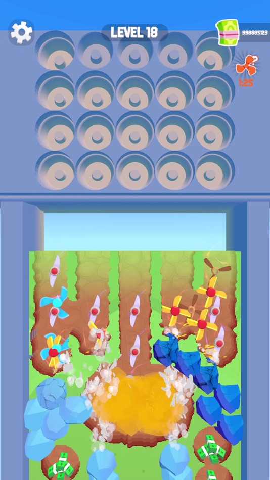 #2. Digger Rush (iOS) Podle: CHEF GAME STUDIO YAZILIM TEKNOLOJILERI LIMITED SIRKETI