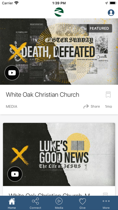 White Oak Christian Church Screenshot