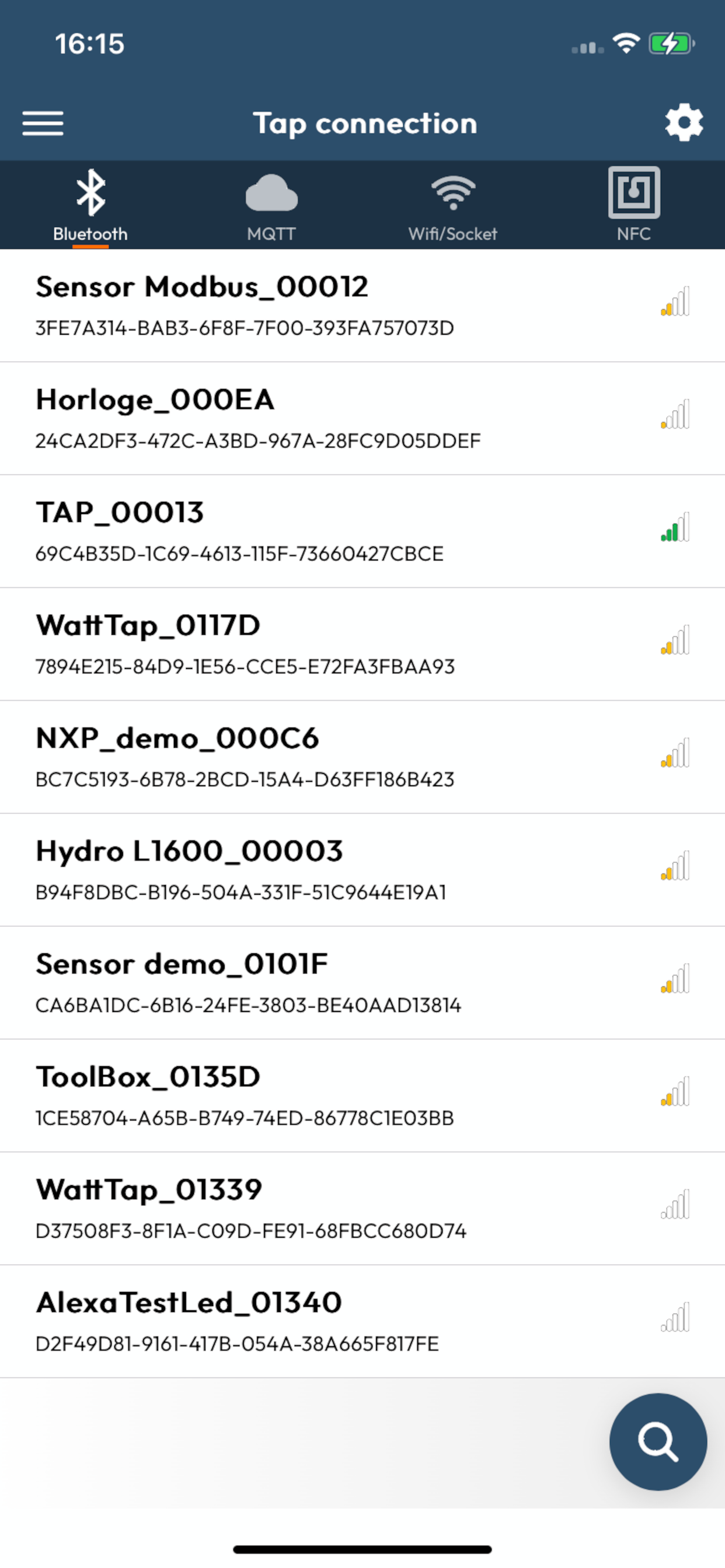 IoTize Tap Manager