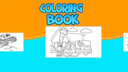 Game screenshot Fire truck coloring & tractor mod apk