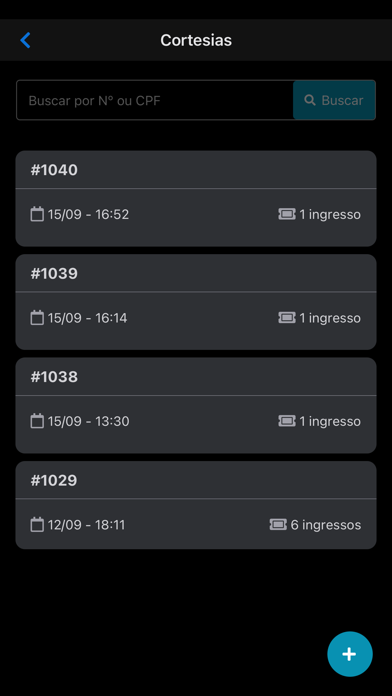 Novaoito Tickets - Produtor Screenshot