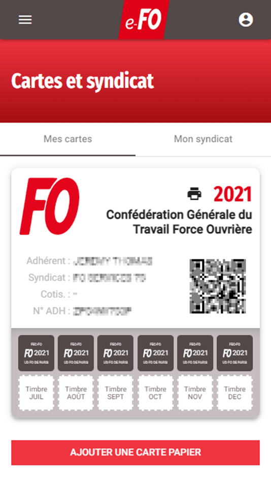 #4. e-FO (iOS) 由: Force Ouvrière