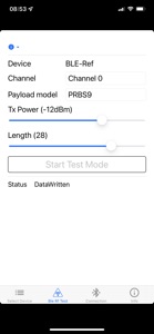 BLE RF Test screenshot #2 for iPhone