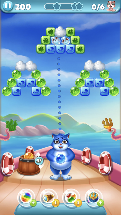Cat Pop Island: Bubble Shooter Screenshot