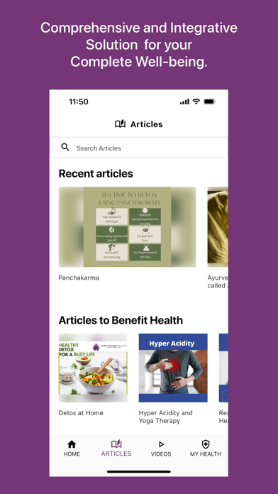 Vivekananda Health Screenshot
