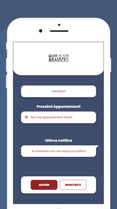 Gian & Son Barbers Screenshot