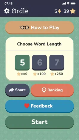 Game screenshot Ordle apk