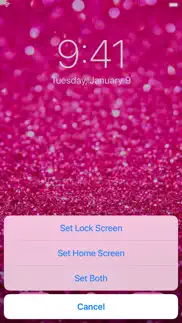 How to cancel & delete pink wallpaper for girls 2