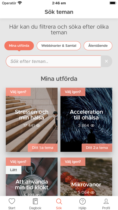 Livsstilsverktyget Screenshot