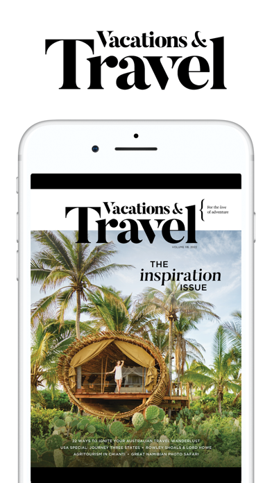 Vacations & Travel app screenshot