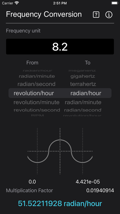 Frequency Conversion Screenshot
