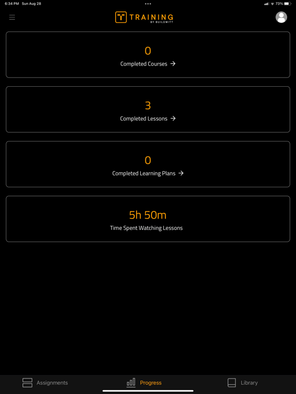 BuildWitt Training iPad screenshot 4 - Business app