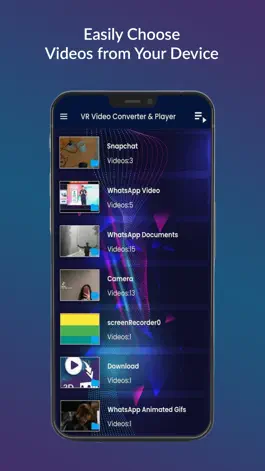 Game screenshot VR Video Converter Player apk