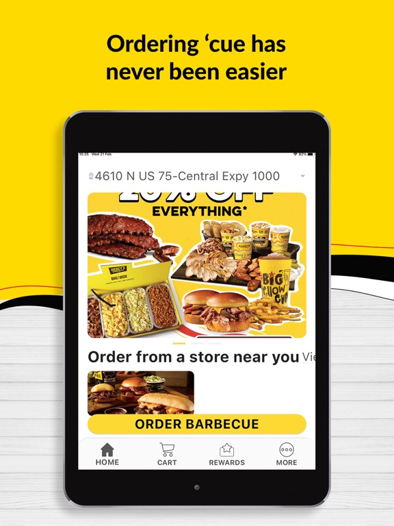 Dickey's Barbecue Pit iPad screenshot 1 - Food & Drink app