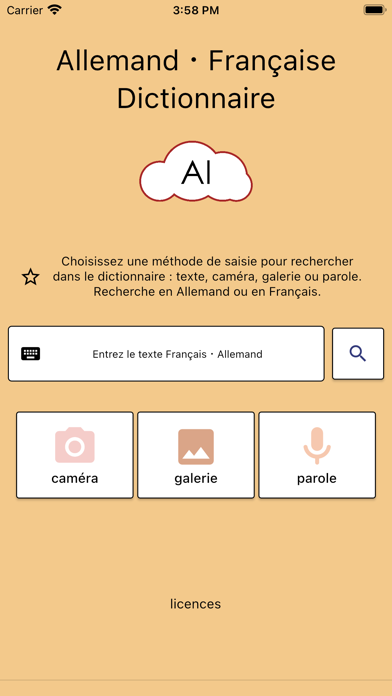 AI Dictionnaire Allemand Screenshot