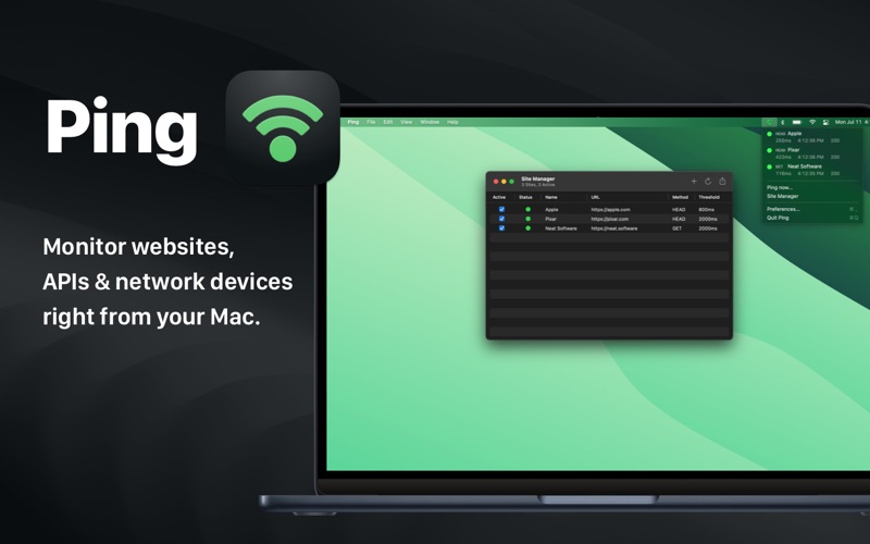 Screenshot #1 pour Ping • Uptime Monitor
