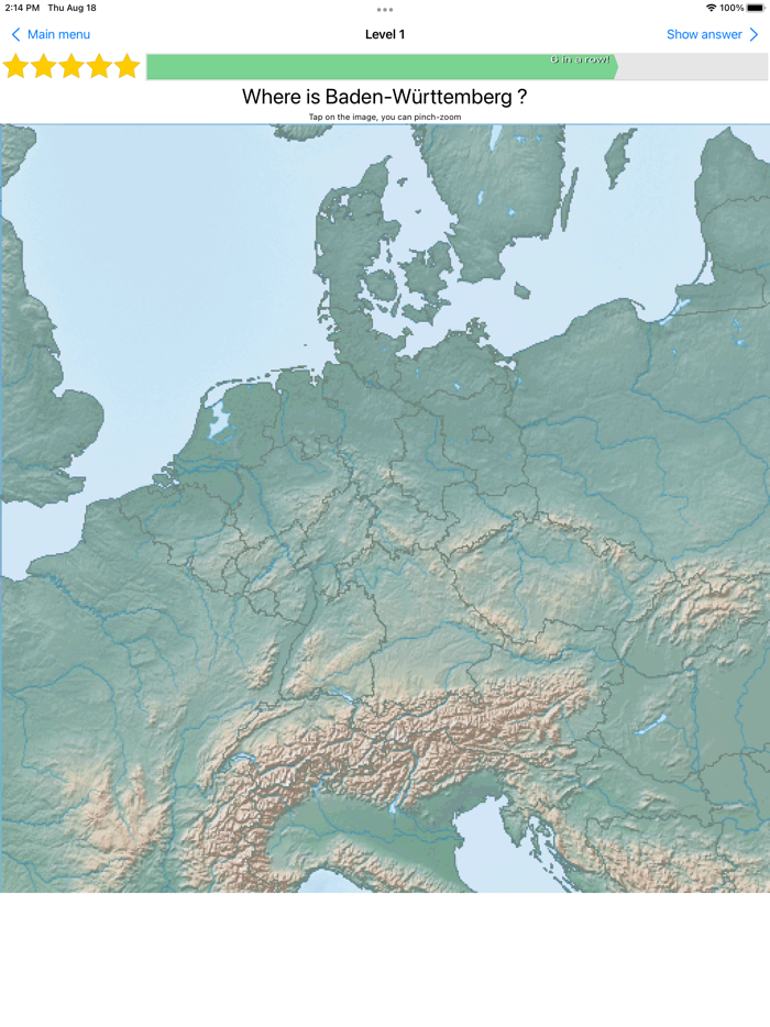 OneMileNorth Germany Quiz