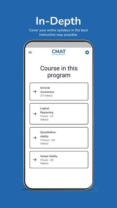 CMAT Lessons Screenshot