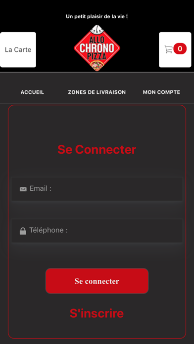 Allo chrono pizza Screenshot
