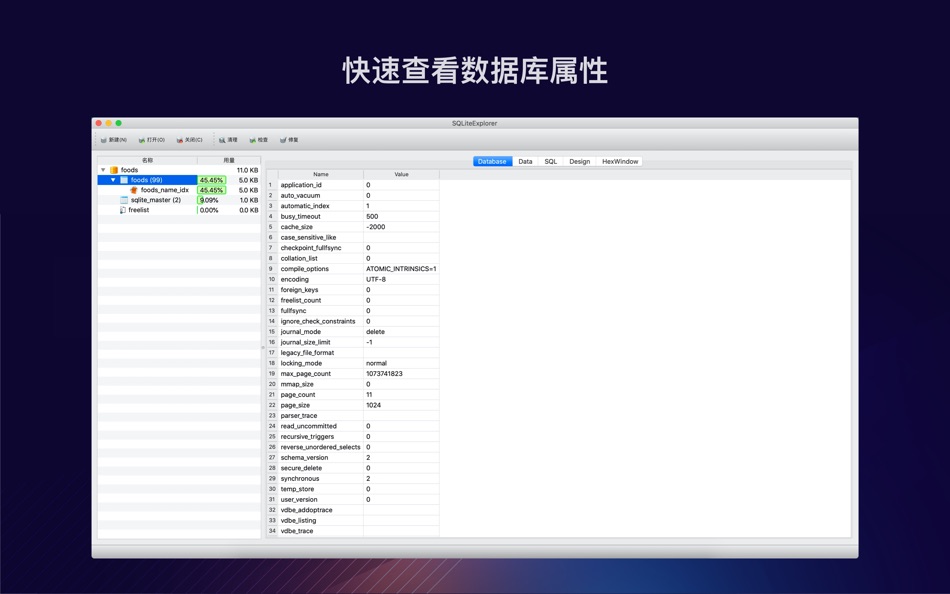 #6. SQLiteExplorer (macOS) By: 春浩 王