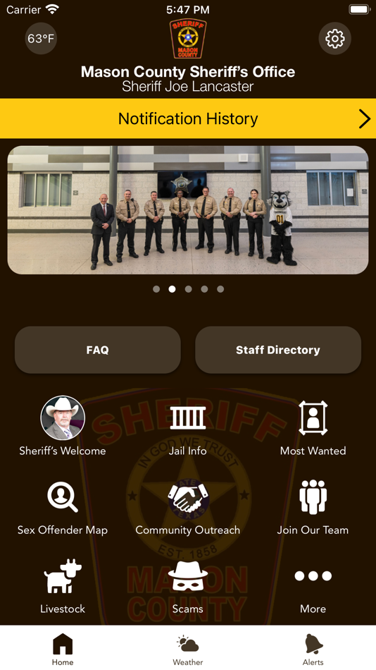 #1. Mason County Sheriff TX (iOS) 由: Mason County Sheriff's Office