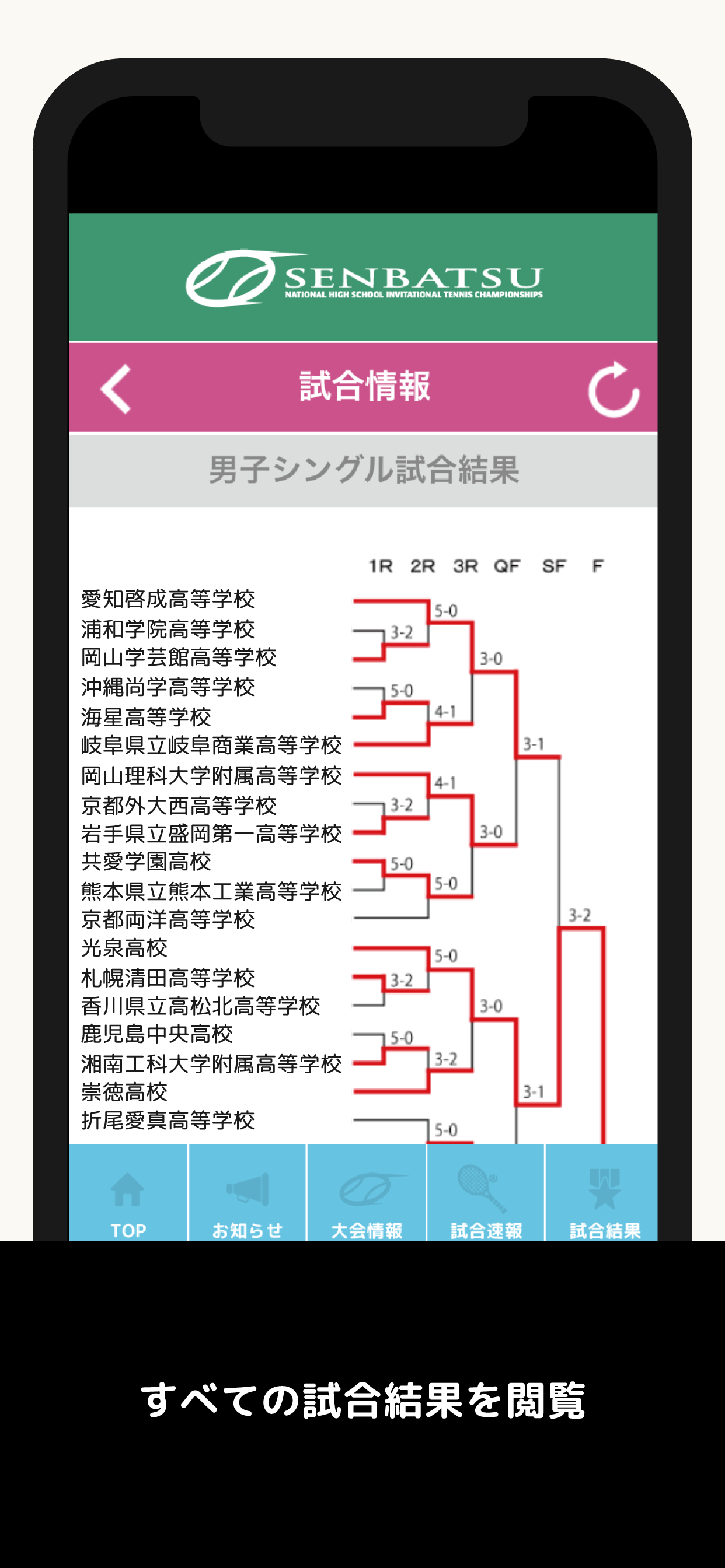 全国選抜高校テニス大会「SENBATSU」 screenshot 5